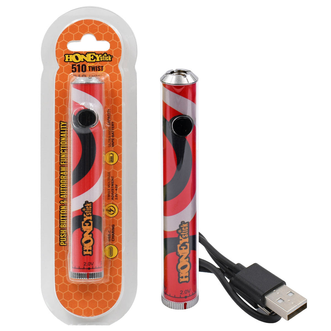 Honeystick Dual-Action Twist Vape Pen Battery Review