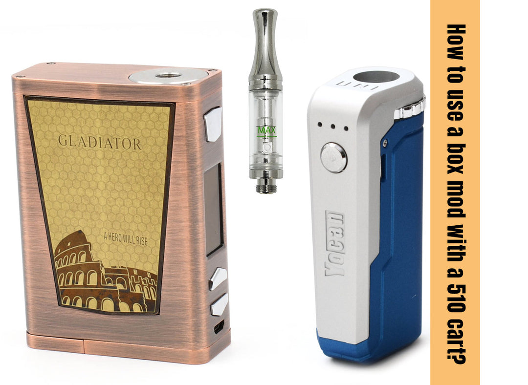 How to use box mod vape with 510 cartridge