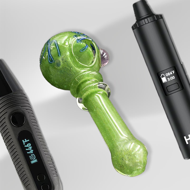 Glass, Pyrex & Dry Herb Vaporizers