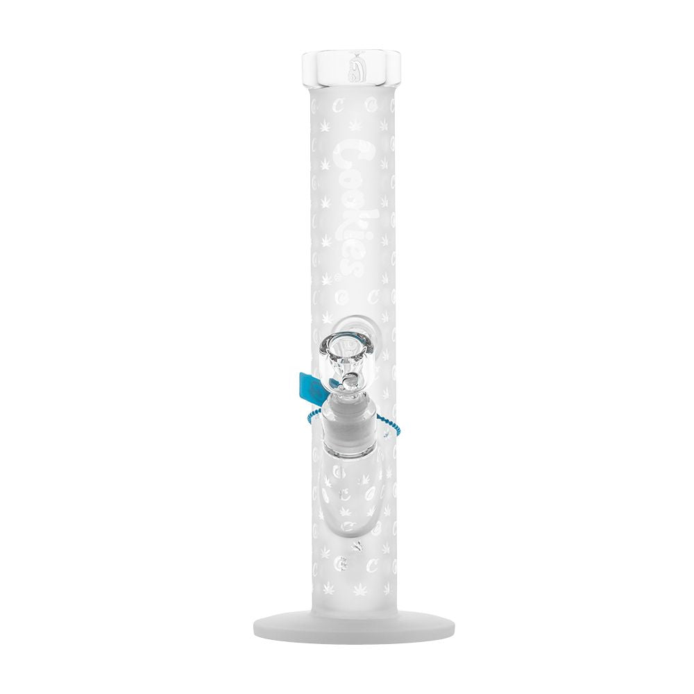 Cookies V Straight Glass Bong & Grinder Set