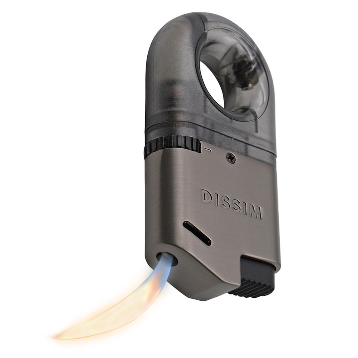 Dissim Sport Butane Soft Flame Pipe Lighter Lighters Dissim Black  