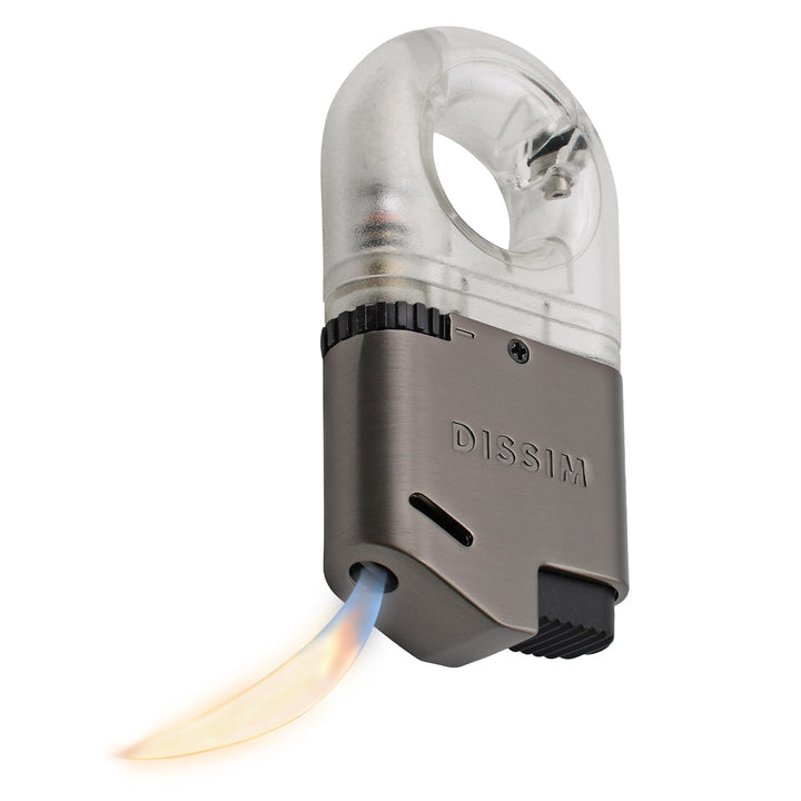 Dissim Sport Butane Soft Flame Pipe Lighter Lighters Dissim White  