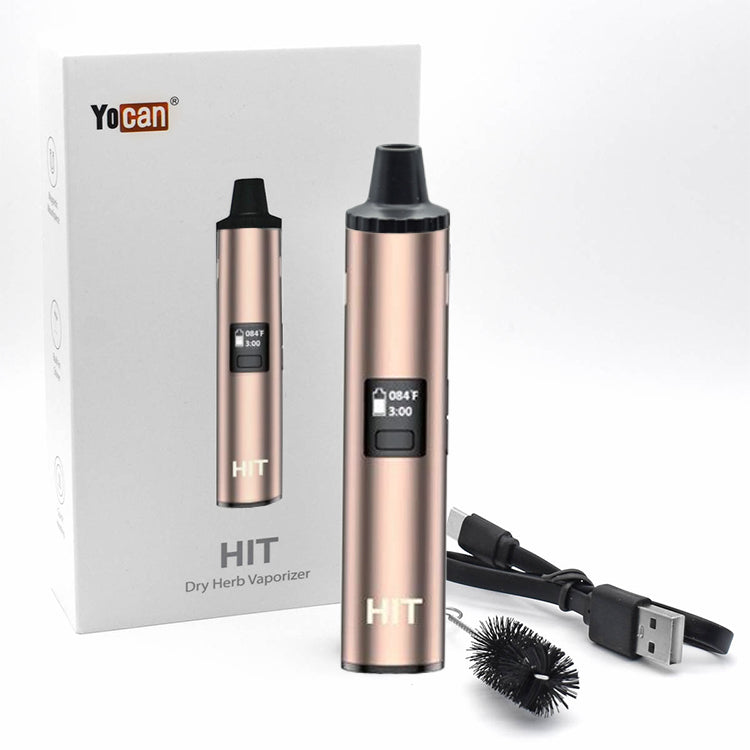Yocan HIT Dry Herb Vaporizer Pen Battery  Yocan Champagne  