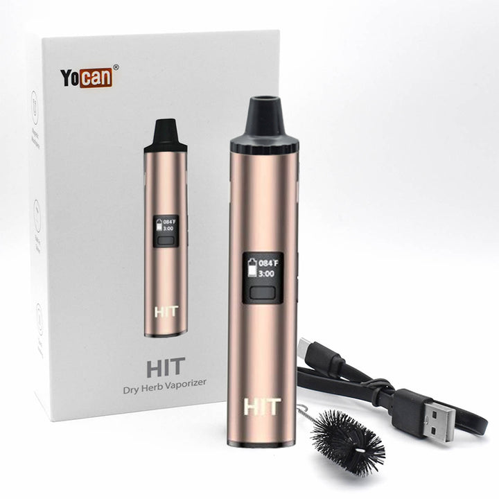 Yocan HIT Dry Herb Vaporizer Pen Battery  Yocan Champagne  