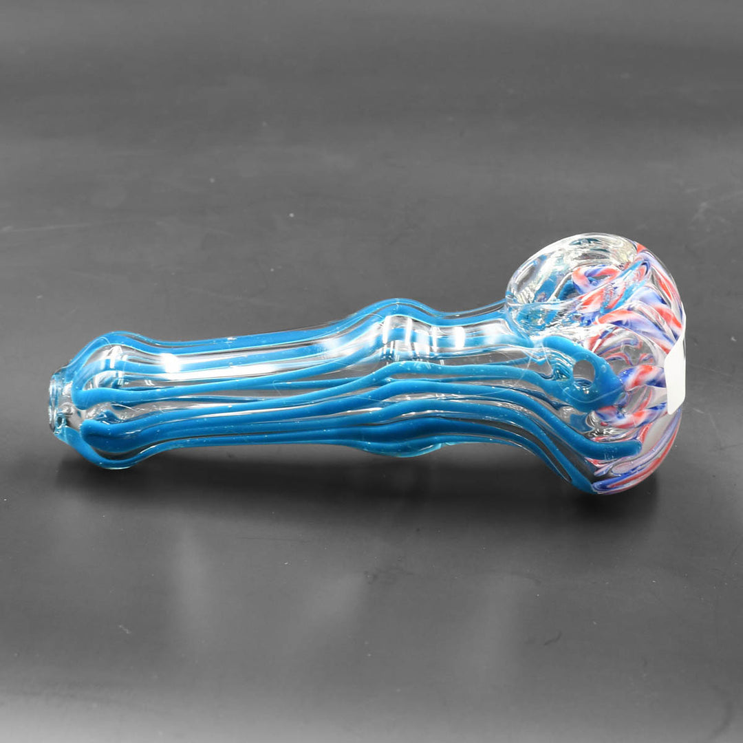 Assorted 4-Inch Double Glass Hand Pipes - 4INDBL Glass Pipes Glass Pipes   