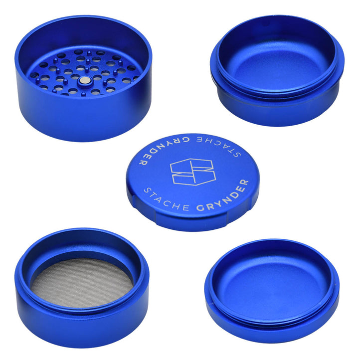 Stache Grynder - 5PC Dry Herb Grinder Herb Grinder Stache   