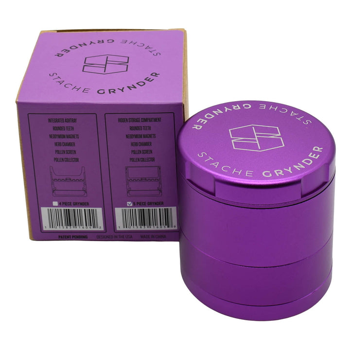 Stache Grynder - 5PC Dry Herb Grinder Herb Grinder Stache   