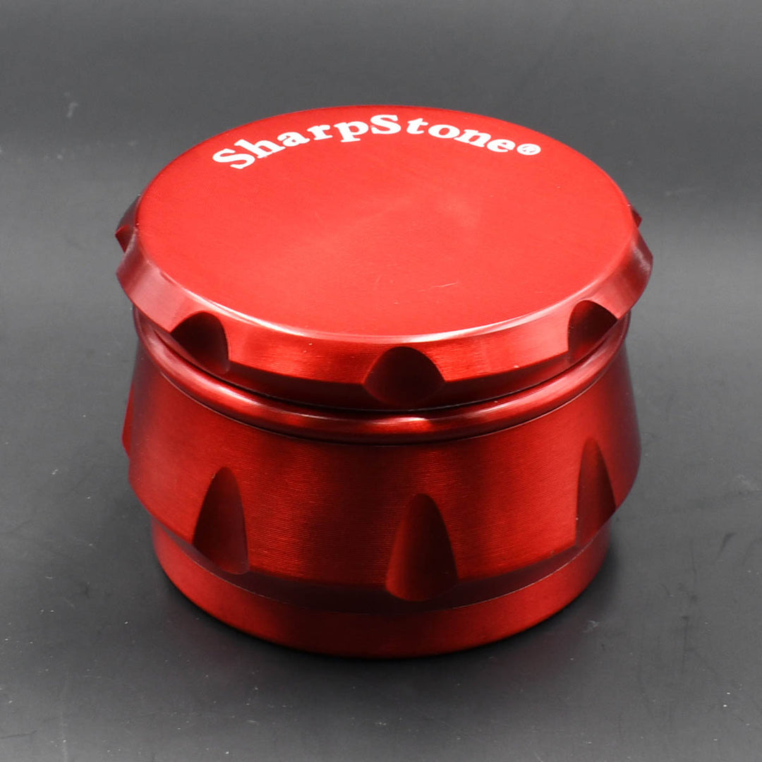 Sharpstone 4-Piece Aluminum Metal Grinders with Scraper Glass Pipes SharpStone   
