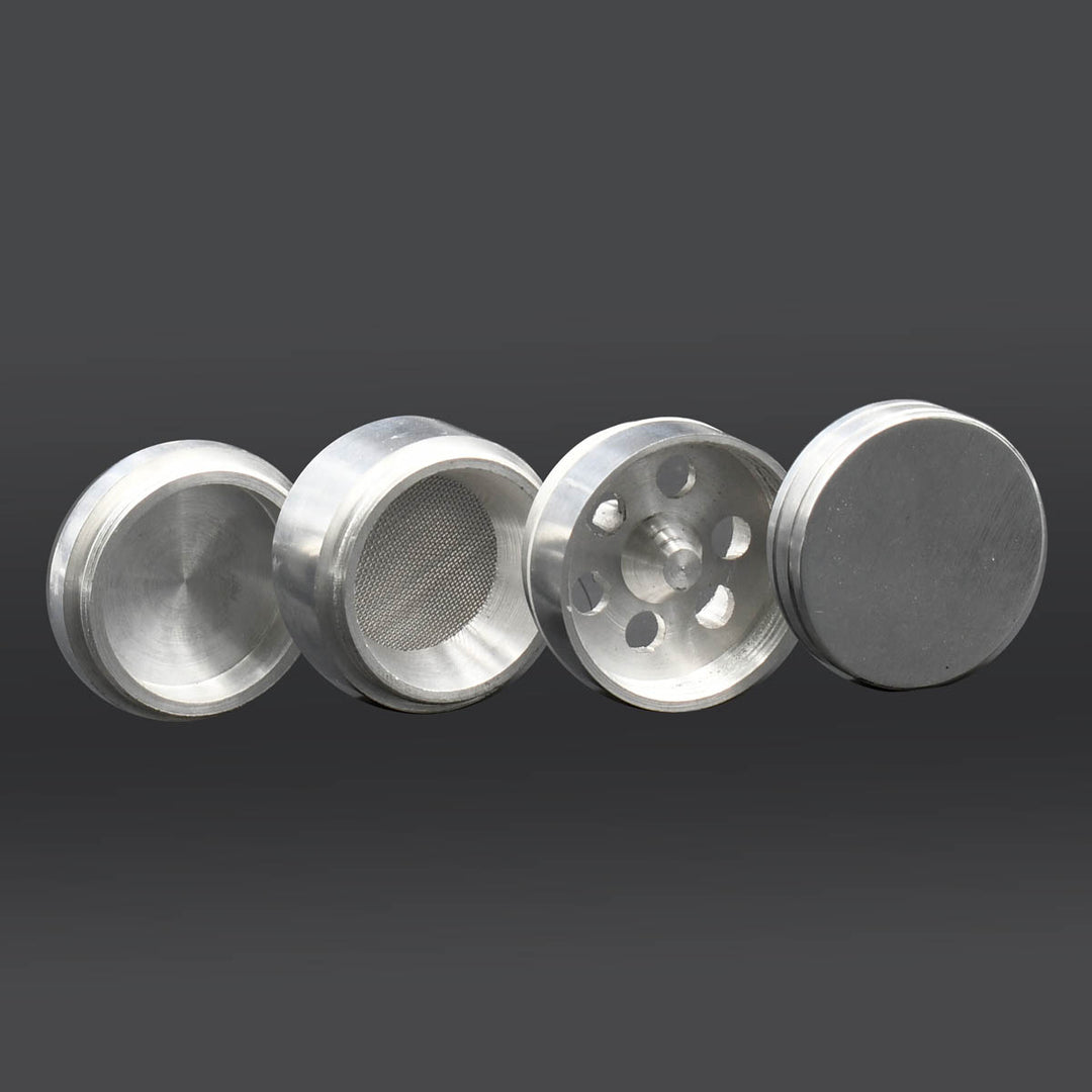 4-Piece Small Metal Grinders Glass Pipes Grinders   