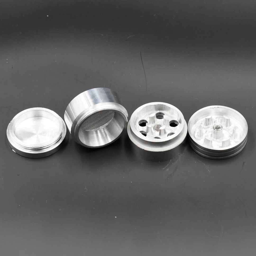 4-Piece Small Metal Grinders Glass Pipes Grinders   