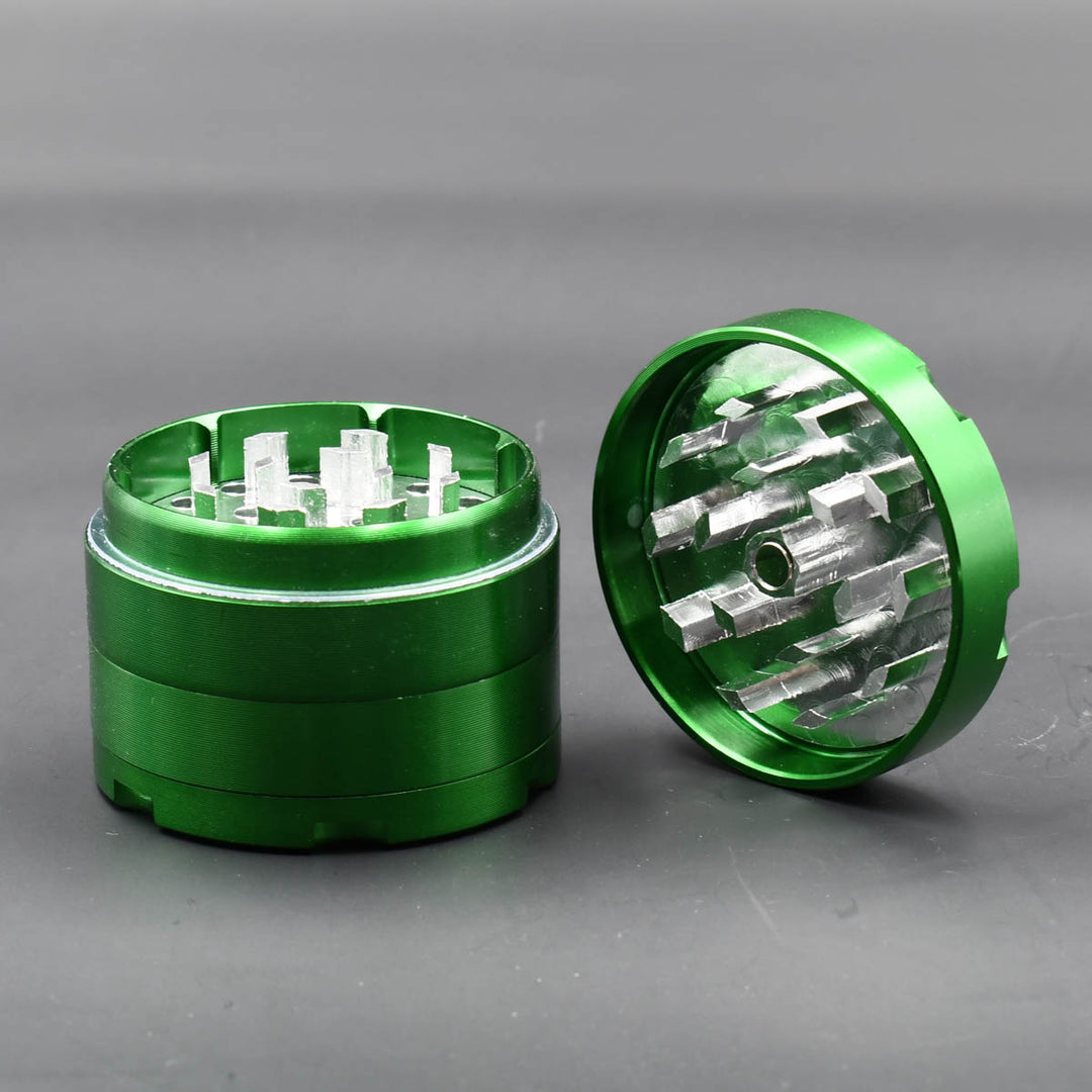 4-Piece Metal Grinders with Scraper Glass Pipes Grinders   