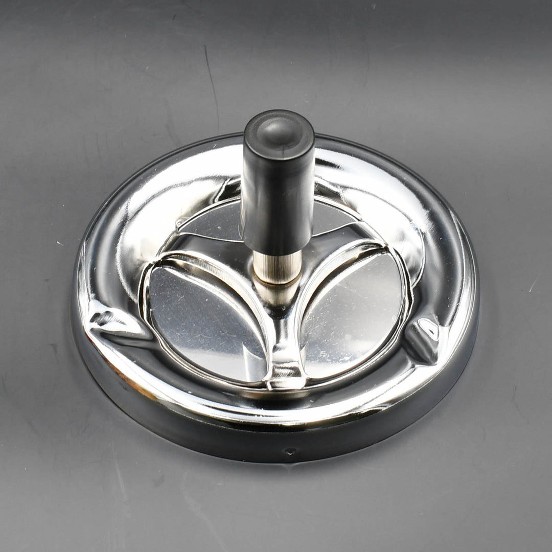 Push-Down Spin-Top Metal Ashtray  Bokai   