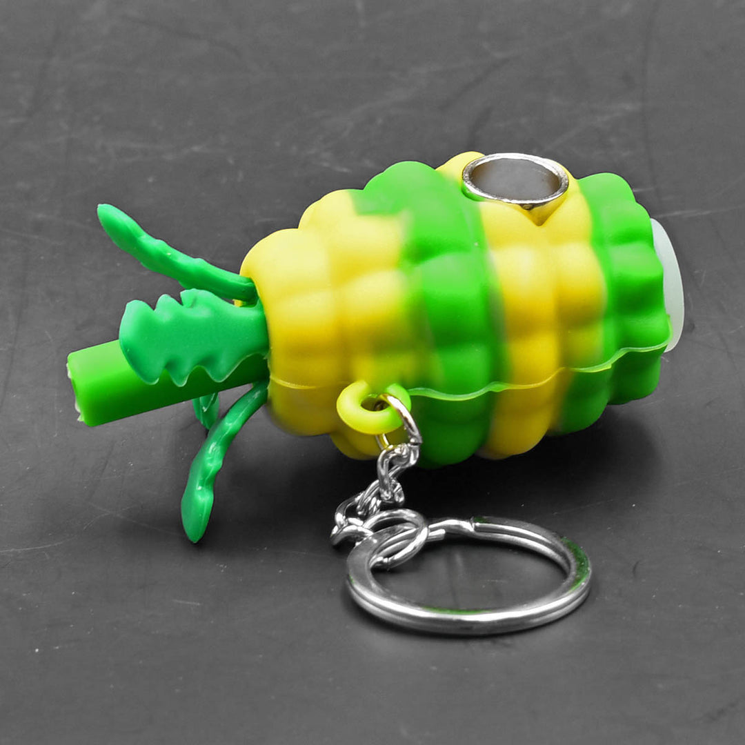 Silicone Key Chain Hand Pipes Silicone Pipes Vapebatt   