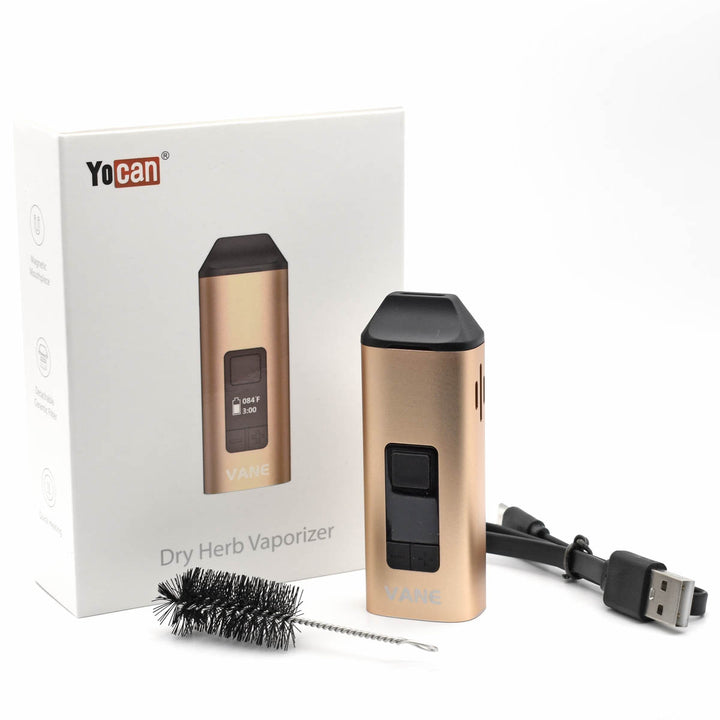 Yocan Vane Dry Herb Vaporizer Battery  Yocan Gold  