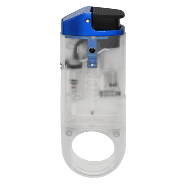 Dissim Slim See-Through Torch Lighter Lighter Dissim Blue  