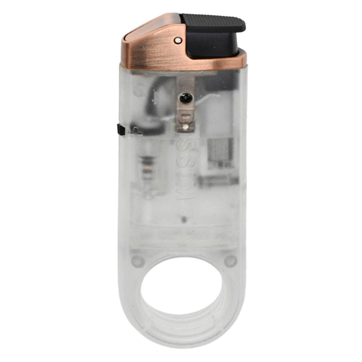 Dissim Slim See-Through Torch Lighter Lighter Dissim Rose Gold  