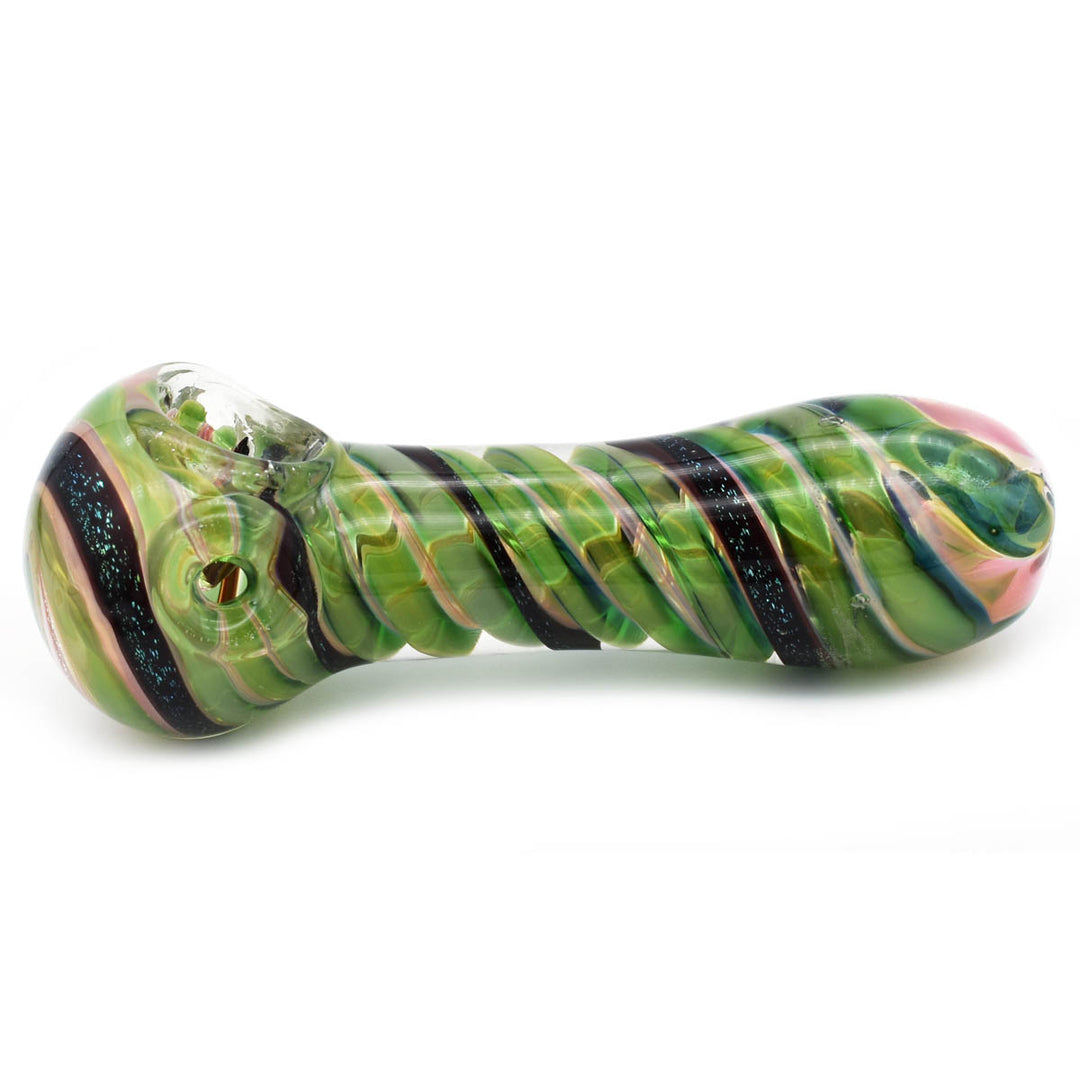 Glass Spoon Pipe - Galaxy Swirl Glass Pipes Vapebatt   