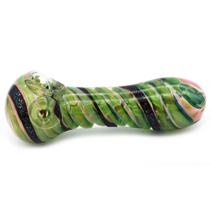 Glass Spoon Pipe - Galaxy Swirl Glass Pipes Vapebatt   
