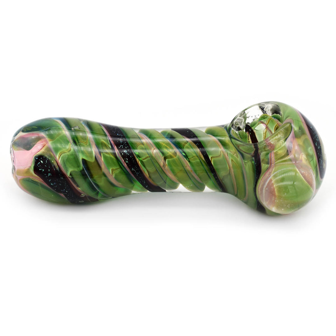 Glass Spoon Pipe - Galaxy Swirl Glass Pipes Vapebatt   