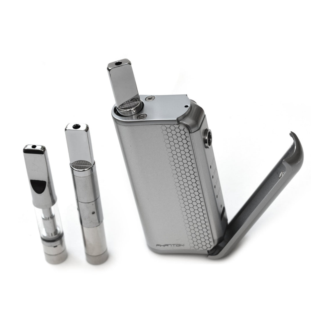 Honeystick Phantom 2-in-1 Squeeze Box Vaporizer  Honeystick SILVER  