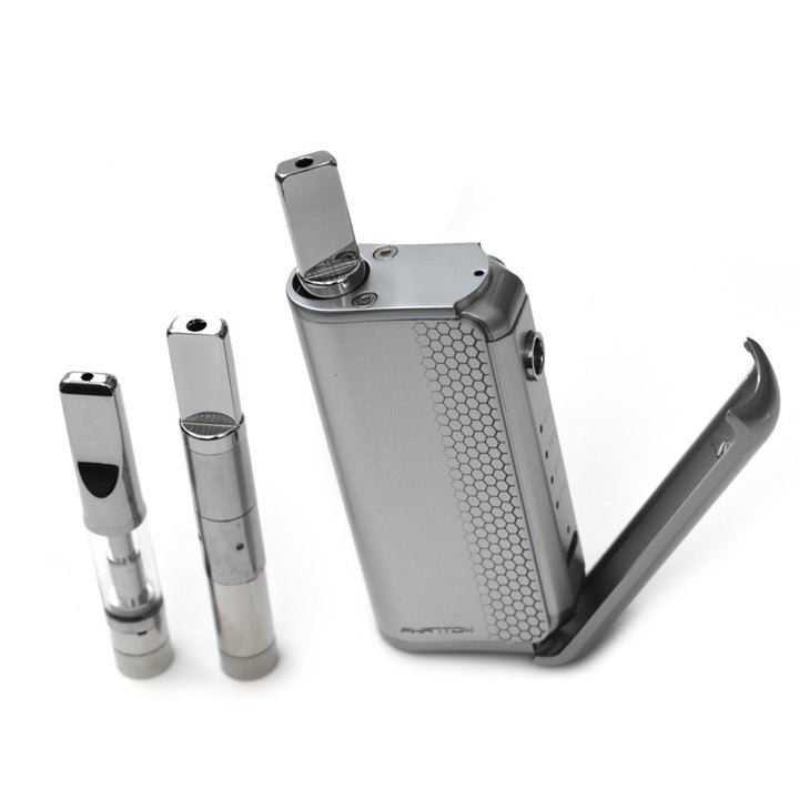 Honeystick Phantom 2-in-1 Squeeze Box Vaporizer  Honeystick SILVER  