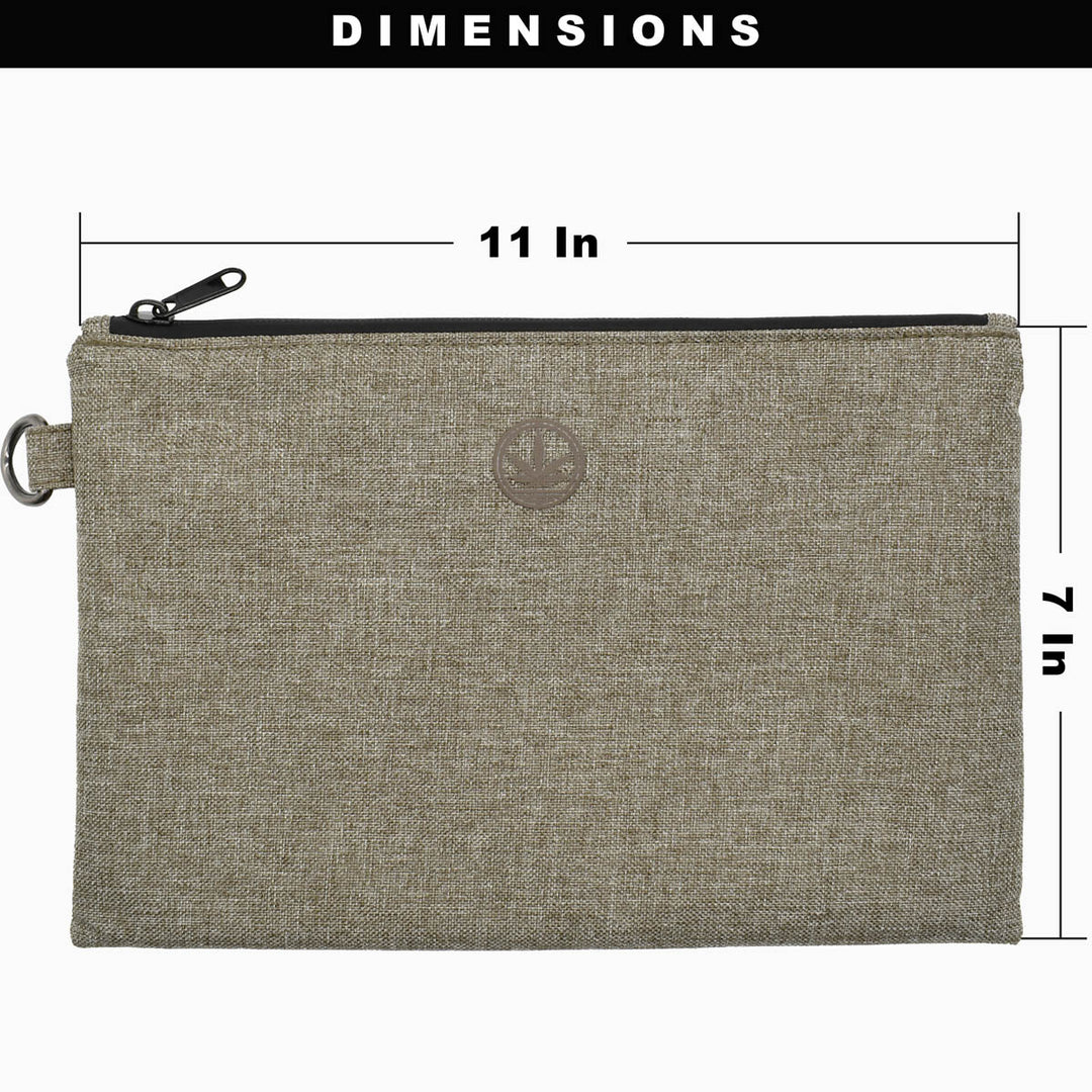 Smell Proof & Water-Resistant Stash Bag - 7" x 11" Smell Proof Bags Honeystick   