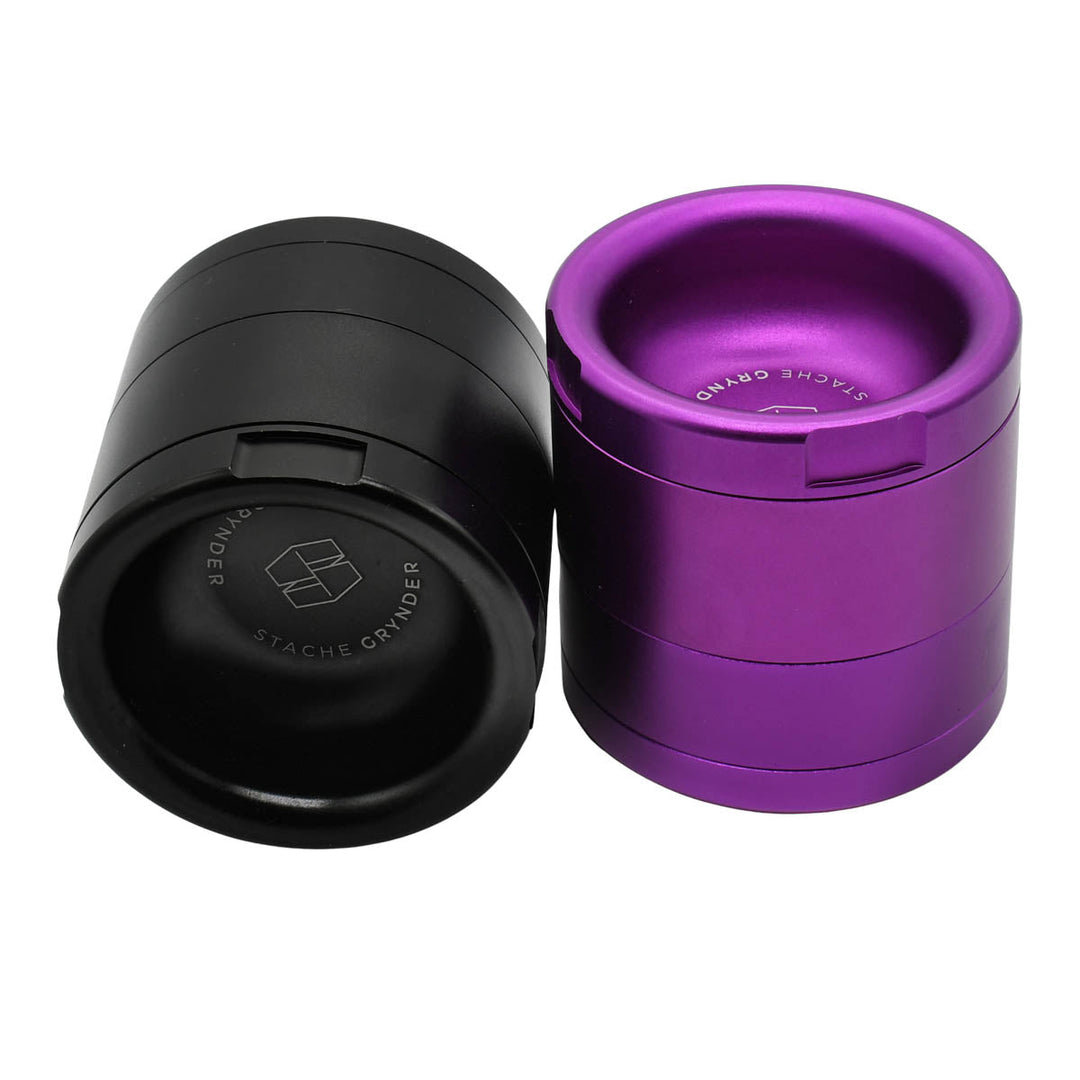 Stache Grynder - 4PC Dry Herb Grinder Herb Grinder Stache   