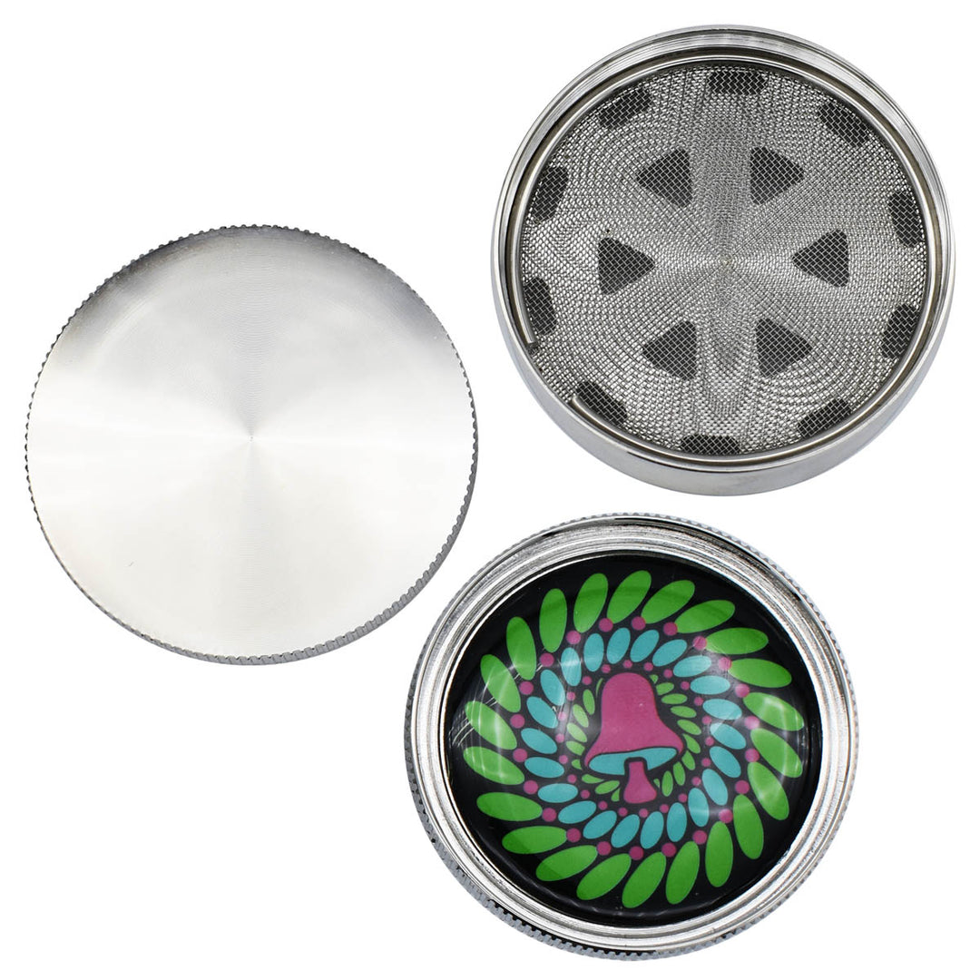 3-Piece Handheld Portable Metal Grinder Glass Pipes Vapebatt   