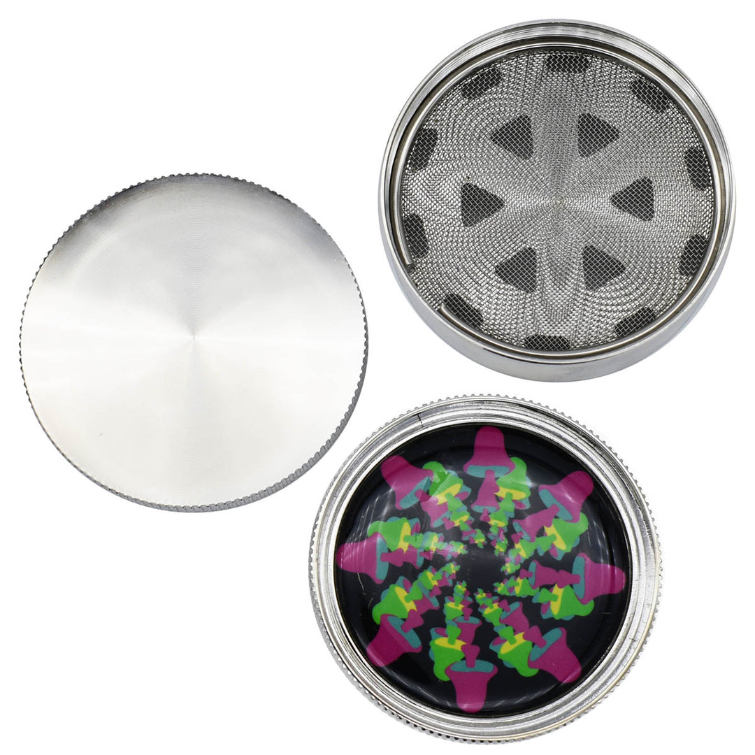 3-Piece Handheld Portable Metal Grinder Glass Pipes Vapebatt   