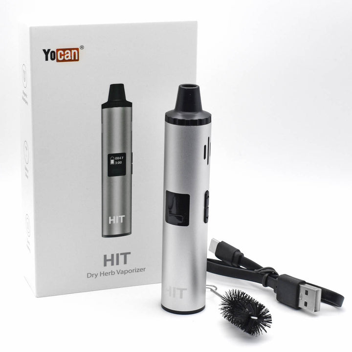 Yocan HIT Dry Herb Vaporizer Pen Battery  Yocan Silver  